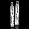 6" White Mazel Tov Imprinted Glow Stick